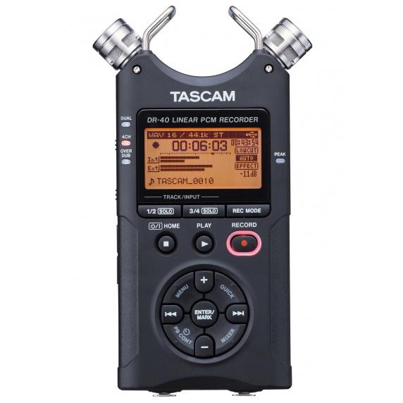 Foto [PACK] Tascam DR-40 4 tracks recorder PCM/MP3