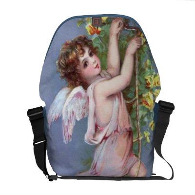 Foto Ángel de la tarjeta del día de San Valentín Bolsas De Mensajeria