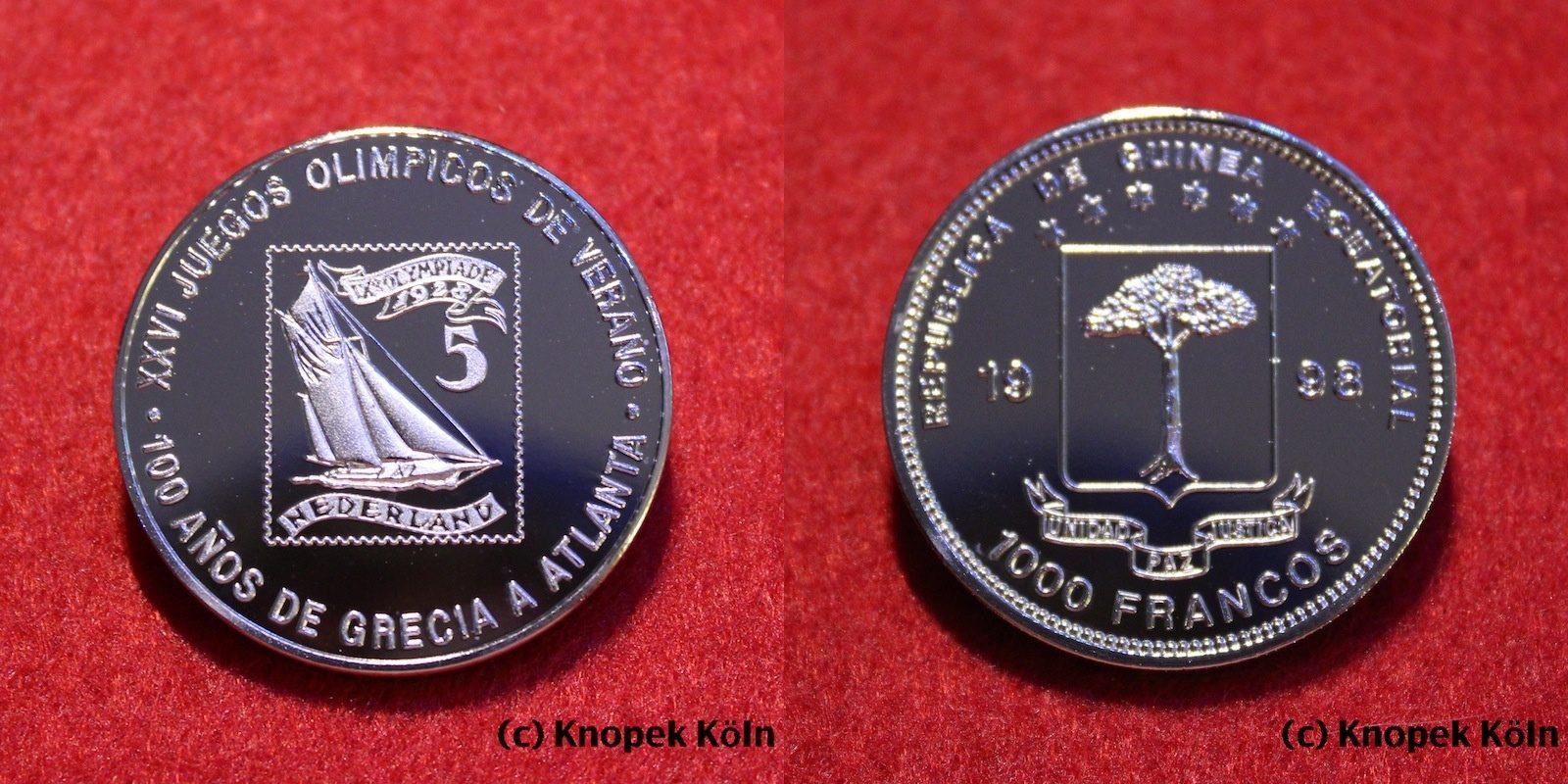 Foto Äquatorial Guinea 1000 Francos 1998