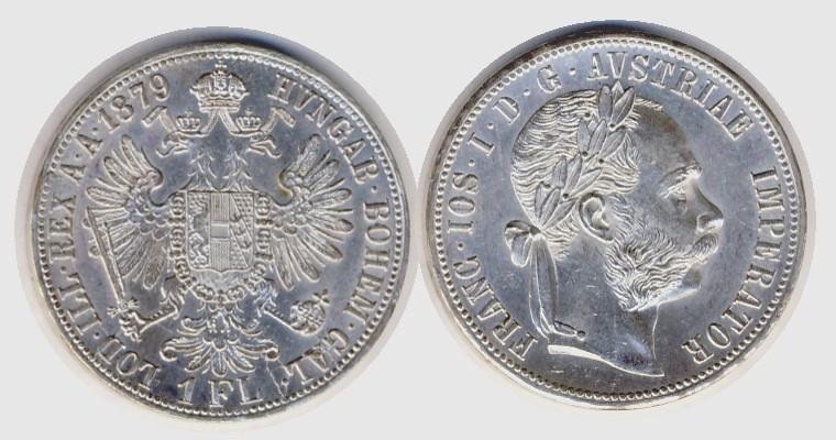 Foto Österreich 1 Gulden 1879