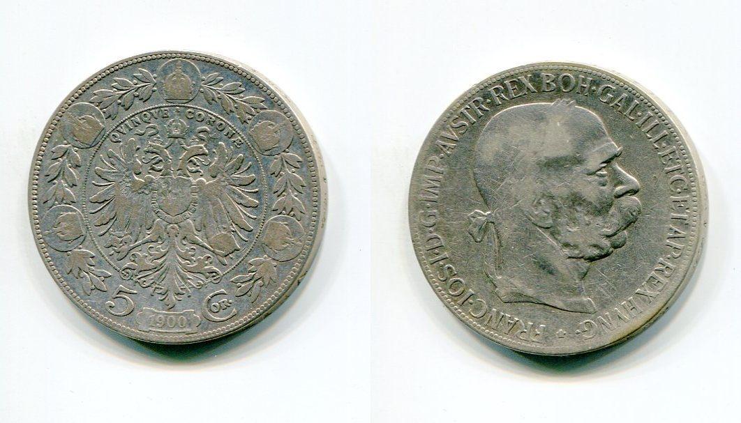 Foto Österreich 5 Korona 1900