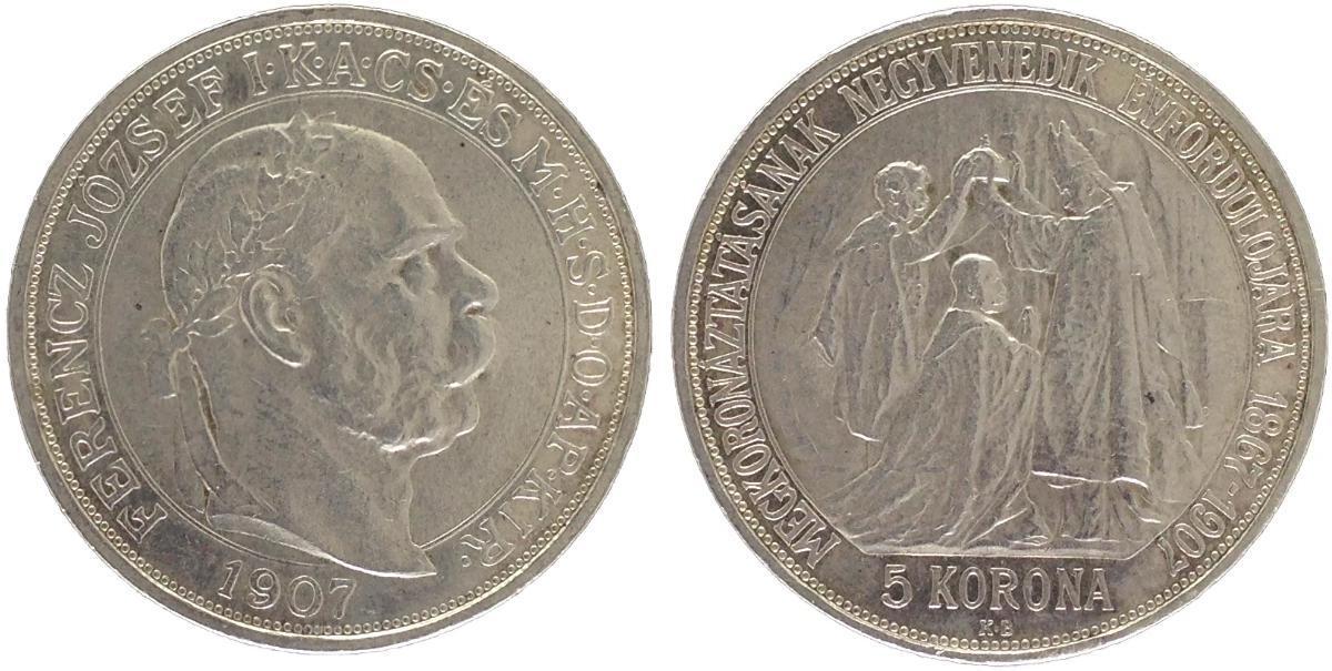 Foto Österreich 5 Korona 1907