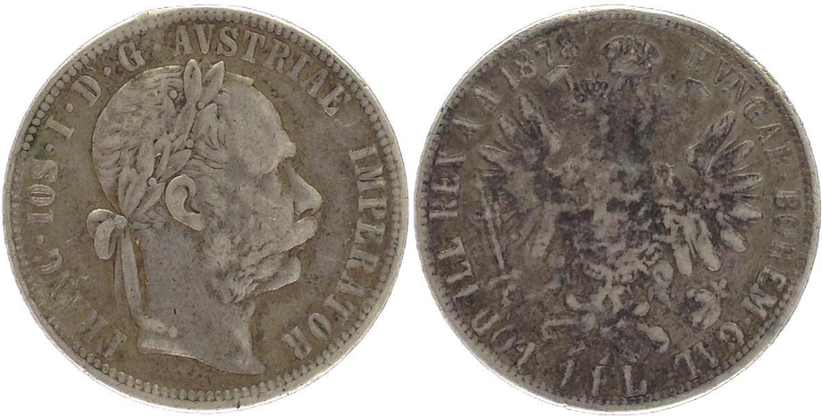 Foto Österreich Gulden 1878