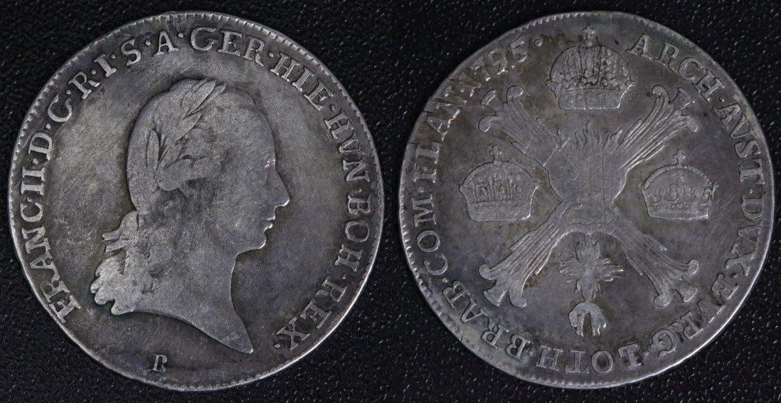 Foto Österreich-Niederlande 1/4 Kronentaler 1795 B