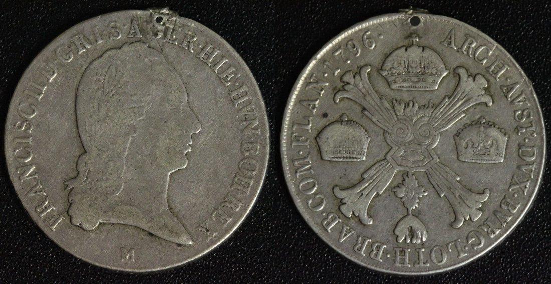 Foto Österreich-Niederlande Kronentaler 1796 M