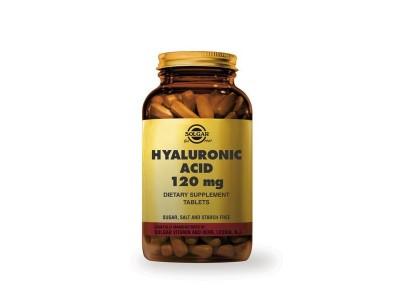 Foto ácido hialurónico solgar 120 mg 30 comp