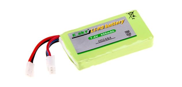 Foto 002 484 Litio - polímero batería 7.4V 450mAh