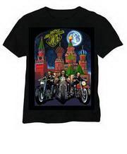 Foto 083 camiseta de hombre con dibujo motos harley davidson (color: negro; talla: l, xxxl)