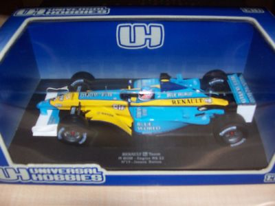 Foto 1:18 Renault F1 R202  J. Button + Blue World   - 3l 050