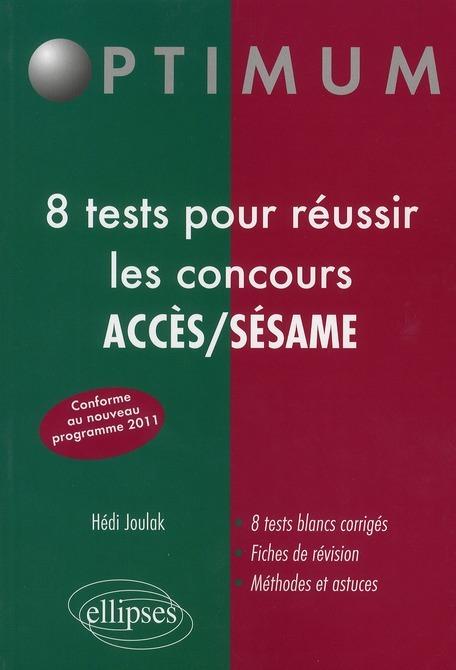 Foto 10 tests pour réussir les concours acces/sesame nouveau programme