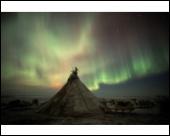 Foto 10 x 8 pulg imprimir of Northern lights, Aurora boreal, en un...