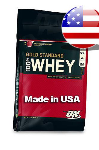 Foto 100% whey on gold standard (10 lb.) (4,5 kg.) [usa edition]