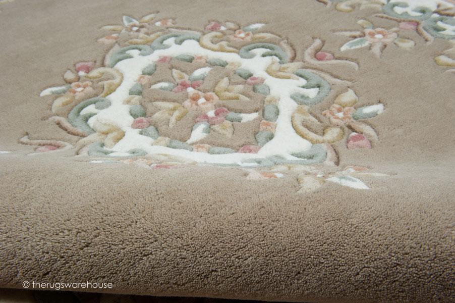 Foto 100% Wool Handmade Regal Beige & Cream Rugs