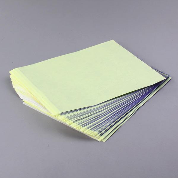 Foto 100 hojas de Papel de Transferencia calco hectografico para diseños