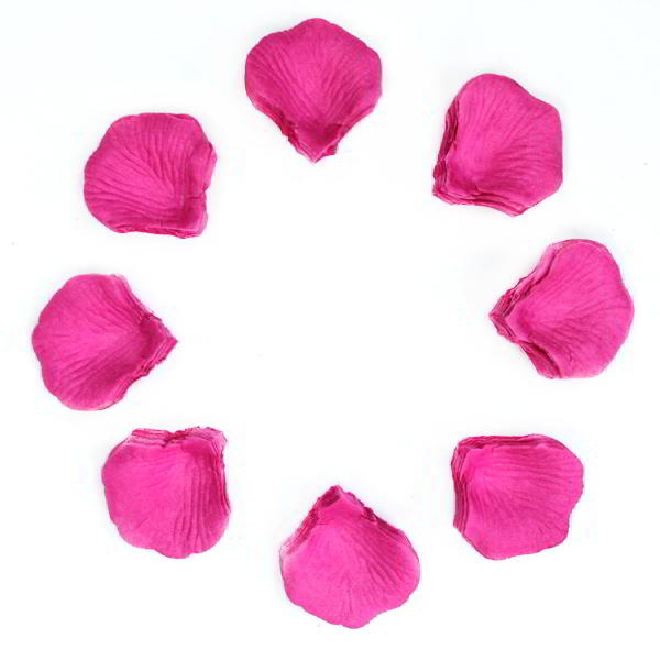 Foto 1000 Petalos de Rosa artificiales para Bodas Fiestas en Seda Rosa