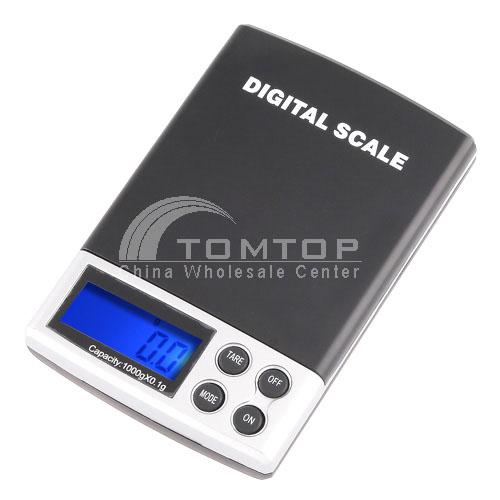 Foto 1000g x 0.1g Digital Pocket Scale Jewelry Weight Scale