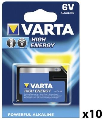 Foto 10x1 Varta High Energy Flat Pack 4 Lr 61             Pu Inner Box