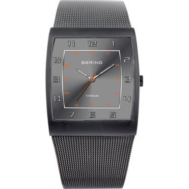 Foto 11233-077 Bering Time Mens Grey Mesh Watch