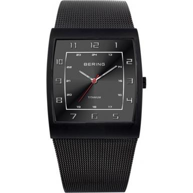 Foto 11233-222 Bering Time Mens Black Mesh Watch