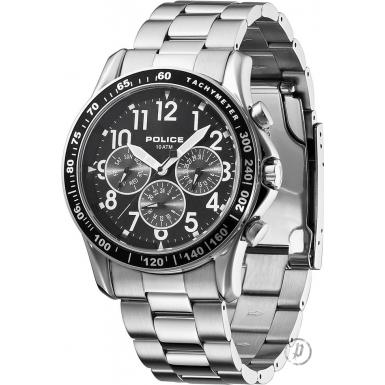 Foto 12745JS-02M Police Mens Fastlane-X Black Silver Watch