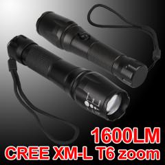 Foto 1600lm cree xm-l t6 antorcha linterna regulable supervivencia