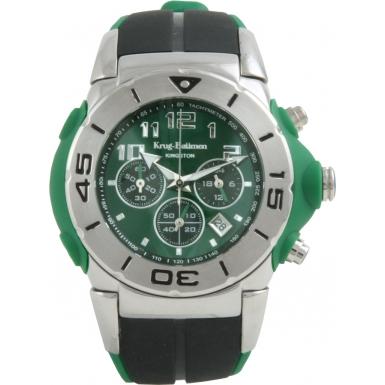 Foto 160505KM Krug Baumen Kingston Mens Green Chronograph Watch