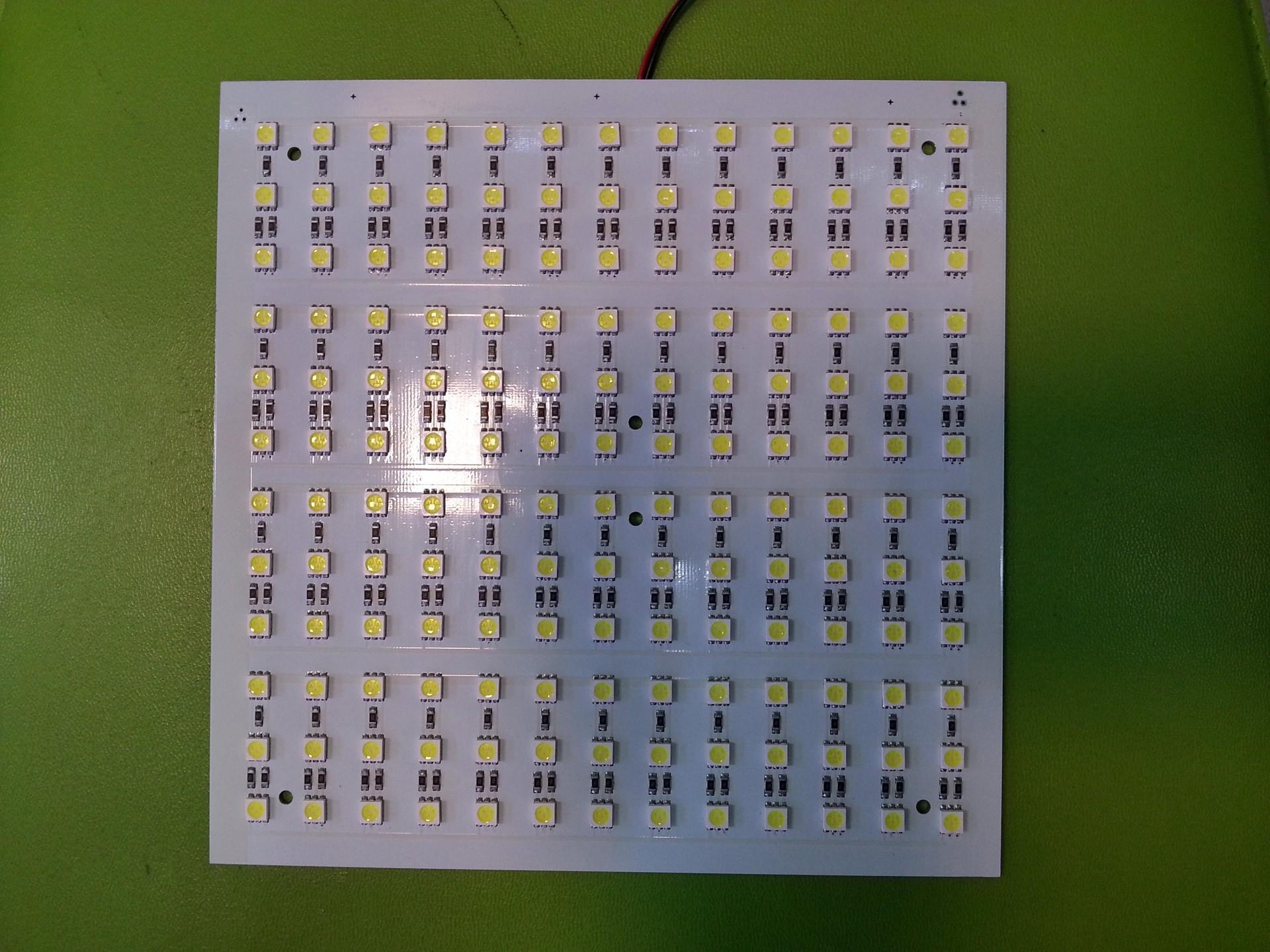Foto 18x18cm 156 LEDs SMD 5050 LED de luz del panel