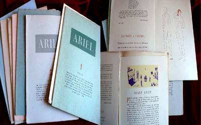 Foto 1946 Lote 8 Revistas Literaria Ariel