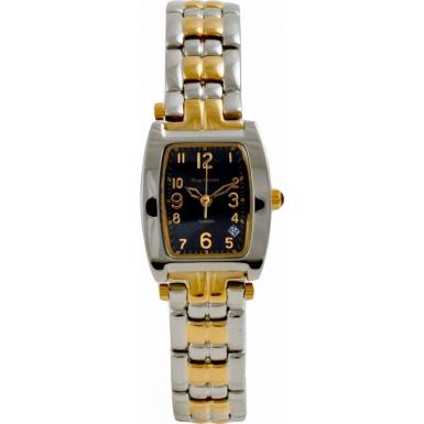 Foto 1965KL-T Krug Baumen Ladies Tuxedo Black Gold Silver Watch
