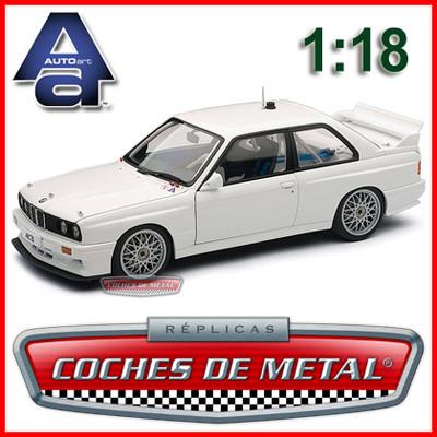 Foto 1991.- Bmw M3 (e30) Dtm Plain Body Version Blanco (autoart 89045) Escala 1:18.
