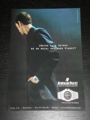 Foto 1999 -  Audemars Piguet Ap Watch Watches Ad Publicite Anuncio - Spanish - 0052