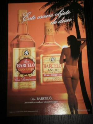 Foto 1999 - Ron Barcelo Rum Santo Domingo Ad Publicite Anuncio- Spanish - 0348