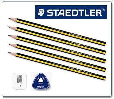 Foto 2 Lapices Triangulares Staedter Slim - 2x Pencil Set / Lapiz Graduado Hb