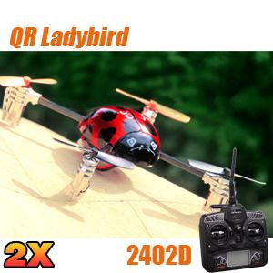 Foto (2 pcs) Walkera QR ladybird V2 con mini de 6-axis-Gyro RC Quadro...