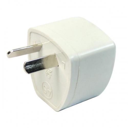 Foto 2-pin conector de alimentación au viajes adaptador convertidor de