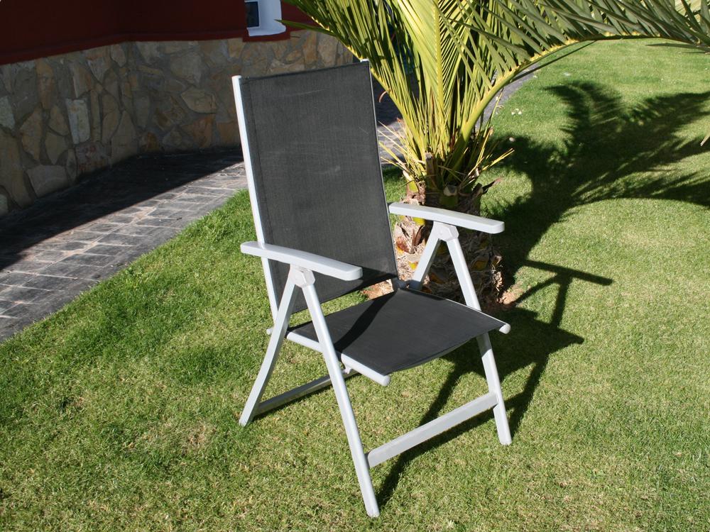 Foto 2 unidades de silla de terraza plegable mod. lima