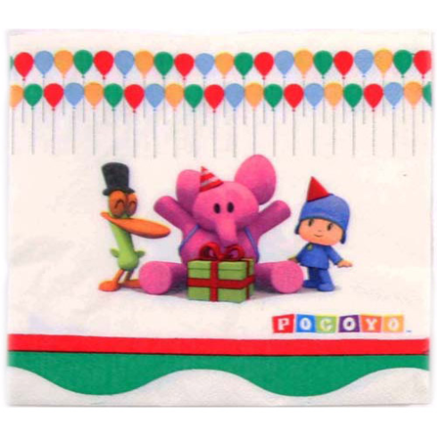 Foto 20 Servilletas Pocoyo 33X33Cm