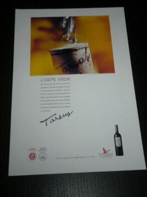 Foto 2001 - Tarsus - Wine Vin Vino  - Ad Publicite Anuncio - Spanish  Magazine - 1511