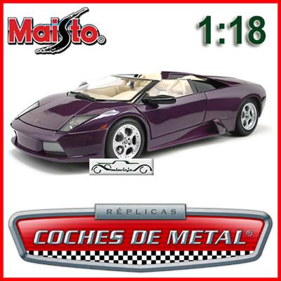 Foto 2001.- Lamborghini Murcielago Roadster Violeta (maisto 31636) Escala 1:18