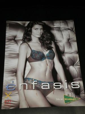 Foto 2005 - Enfasis - Lingerie Bra Lenceria - Ad Publicite Anuncio - Spanish - 2234
