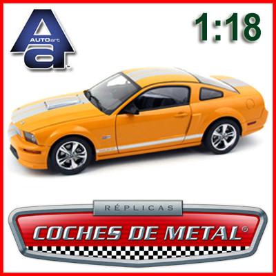 Foto 2007.- Ford Mustang Gt Coupe Grabber Orange (autoart 73117) Escala 1:18.