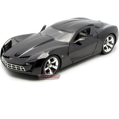 Foto 2009.- Chevrolet Corvette Stingray Concept Negro (jada Toys 96326bk) 1:18.