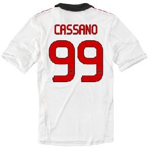 Foto 2010-11 AC Milan Away Shirt (Cassano 99)