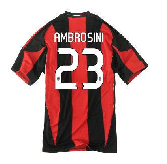 Foto 2010-11 AC Milan Home Shirt (Ambrosini 23)
