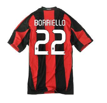Foto 2010-11 AC Milan Home Shirt (Borriello 22)
