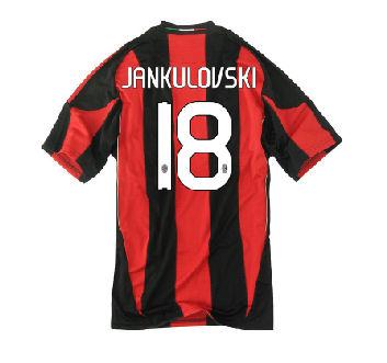Foto 2010-11 AC Milan Home Shirt (Jankulovski 18)