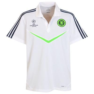 Foto 2010-11 Chelsea UEFA Champions League Polo Shirt (White)