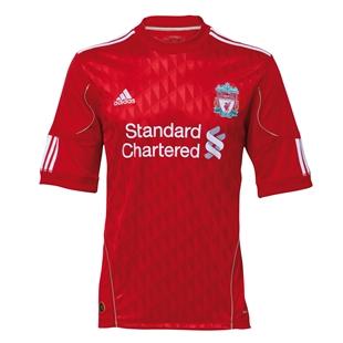 Foto 2010-11 Liverpool Adidas Home Shirt