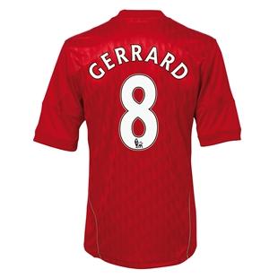 Foto 2010-11 Liverpool Home Shirt (Gerrard 8)