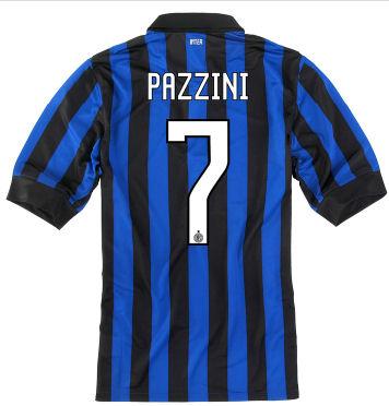 Foto 2011-12 Inter Milan Nike Home Shirt (Pazzini 7)